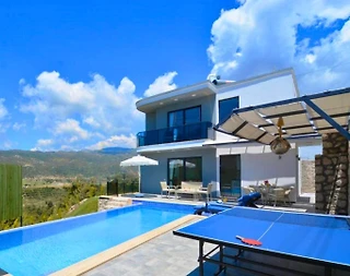 Kaş Sarıbelen'de Muhteşem Doğada, Özel Havuzlu, 1+1 Villa - 5