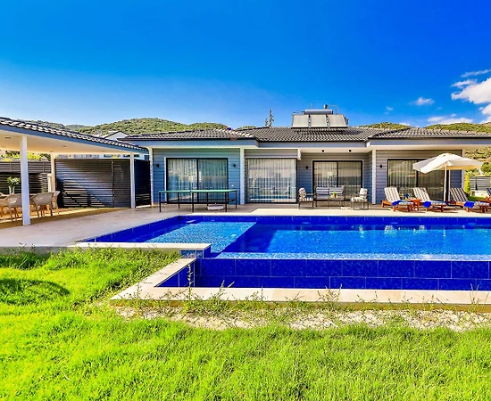 Kaş Sarıbelen'de Muhteşem Doğada, Özel Havuzlu, 4 Kişilik Villa - 1