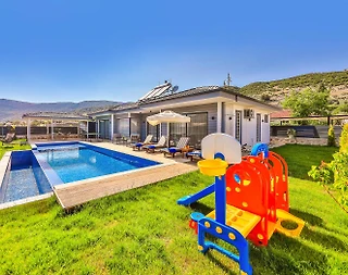 Kaş Sarıbelen'de Muhteşem Doğada, Özel Havuzlu, 4 Kişilik Villa - 5