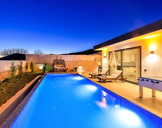 Kaş Sarıbelen'de Muhteşem Doğada, Özel Havuzlu, Sauna ve Hamamlı Villa - 5