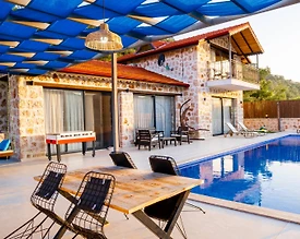 Kaş Sarıbelen'de Otantik Tasarımlı, Özel Havuzlu, 4 Kişilik Villa - 3
