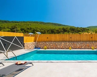 Kaş Sarıbelen'de Sakin Konumda, Özel Havuzlu, Modern Bungalov - 4