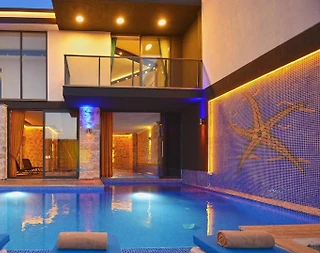 Kaş Sarıbelen'de Huzurlu Doğada, Özel Havuzlu, Lüks Villa - 3