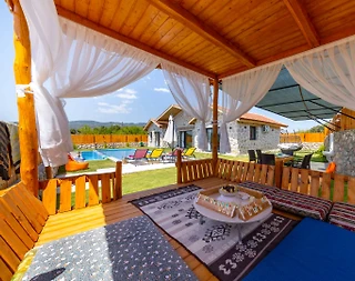 Kaş Sarıbelen'de Sesiz Konumda, Özel Havuzlu, Jakuzili Villa - 5