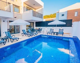 Kaş Andifli'de Doğa İle İç İçe, Özel Havuzlu, 6 Kişilik, Lüks Villa - 3