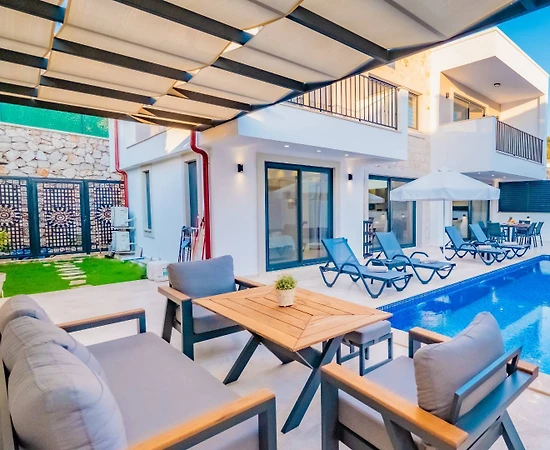 Kaş Andifli'de Doğa İle İç İçe, Özel Havuzlu, 6 Kişilik, Lüks Villa - 1