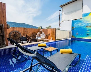 Kaş Ulugöl'de Merkeze Yakın, Özel Havuzlu, Konforlu Villa - 3
