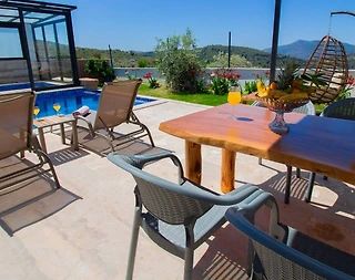 Kaş Üzümlü'de Balayı Çiftlerine Uygun, Isıtmalı Havuzlu, Modern Villa - 5