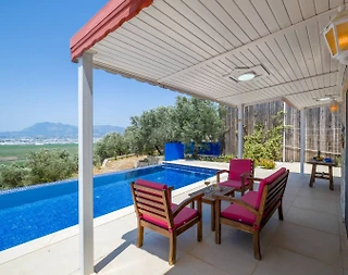 Kaş Üzümlü'de Balayı Çiftlerine Uygun, Özel Havuzlu, Romantik Villa - 5