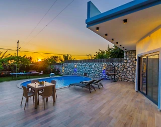 Kaş Üzümlü'de Balayı Çiftlerine Uygun, Özel Havuzlu, 1+0 Villa - 5