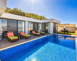 Kaş Üzümlü'de Balayı Çiftlerine Uygun, Özel Havuzlu, Eşsiz Villa - 4