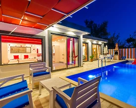 Kaş Üzümlü'de Balayı Çiftlerine Uygun, Özel Havuzlu, Konforlu Villa - 3