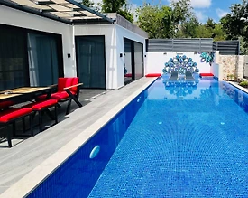 Kaş Üzümlü'de Balayı Çiftlerine Uygun, Özel Havuzlu, Modern Villa - 2