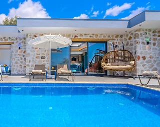 Kaş Üzümlü'de Çekirdek Ailelere Uygun, Özel Havuzlu, 2+1 Villa - 2