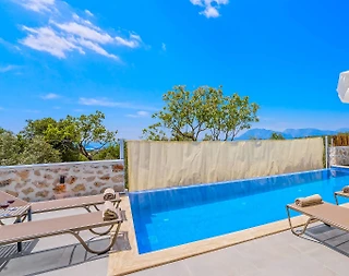 Kaş Üzümlü'de Çekirdek Ailelere Uygun, Özel Havuzlu, 2+1 Villa - 5