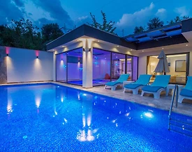 Kaş Üzümlü'de Çekirdek Ailelere Uygun, Özel Havuzlu, Tatil Villası - 2