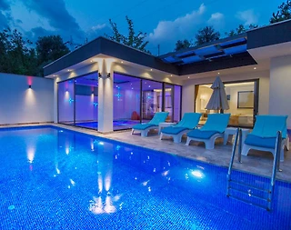 Kaş Üzümlü'de Çekirdek Ailelere Uygun, Özel Havuzlu, Tatil Villası - 2
