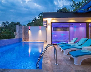 Kaş Üzümlü'de Çekirdek Ailelere Uygun, Özel Havuzlu, Tatil Villası - 5