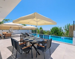 Kaş Üzümlü'de Enfes Doğa İçerisinde, Özel Havuzlu, Jakuzili Kiralık Villa - 5