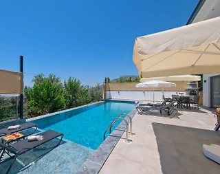 Kaş Üzümlü'de Enfes Doğa İçerisinde, Özel Havuzlu, Jakuzili Kiralık Villa - 4