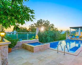 Kaş Üzümlü'de Doğa İle İç İçe, Özel Havuzlu, 2+1 Villa - 3