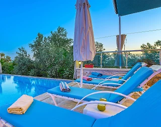 Kaş Üzümlü'de Doğa İle İç İçe, Özel Havuzlu, 2+1 Villa - 4