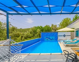 Kaş Üzümlü'de Doğa İle İç İçe, Özel Havuzlu, Balayı Villası - 3