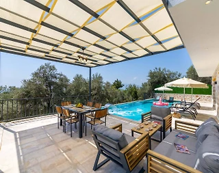 Kaş Üzümlü'de Doğa İle İç İçe, Özel Havuzlu, Kiralık Villa - 4