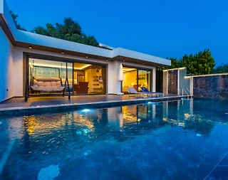 Kaş Üzümlü'de Doğayla Baş Başa, Özel Havuzlu, Jakuzili, Balayı Villası - 2