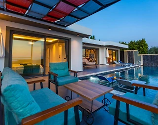 Kaş Üzümlü'de Doğayla Baş Başa, Özel Havuzlu, Jakuzili, Balayı Villası - 4