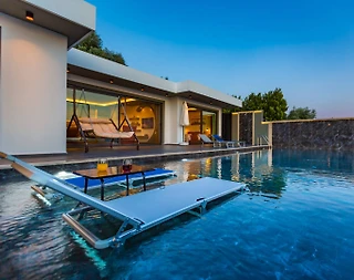 Kaş Üzümlü'de Doğayla Baş Başa, Özel Havuzlu, Jakuzili, Balayı Villası - 5