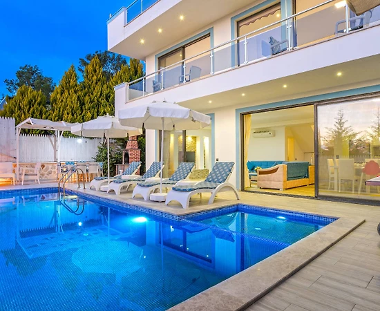 Kaş Üzümlü'de Enfes Doğada, Özel Havuzlu, Ferah Villa - 1