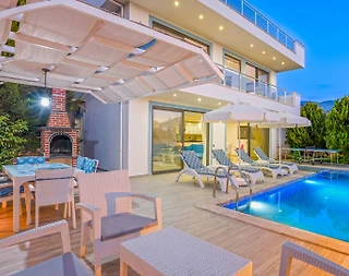 Kaş Üzümlü'de Enfes Doğada, Özel Havuzlu, Ferah Villa - 5