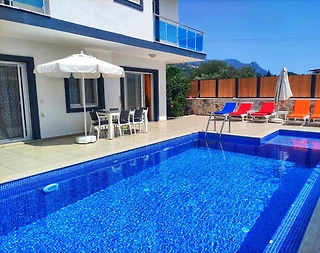 Kaş Üzümlü'de Geniş Ailelere Uygun, Özel Havuzlu, 6 Kişilik Villa - 5