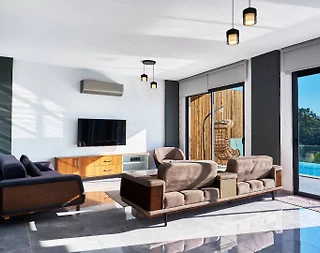 Kaş Üzümlü'de Harika Doğa Manzaralı, Özel Havuzlu, 3+1 Villa - 4