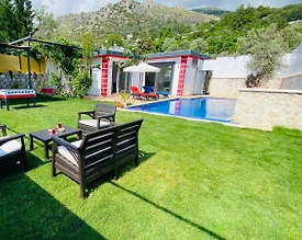 Kaş Üzümlü'de Konforlu Tasarıma Sahip, Özel Havuzlu, 1+1 Villa - 2