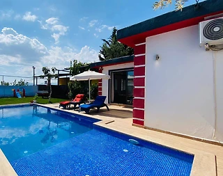 Kaş Üzümlü'de Konforlu Tasarıma Sahip, Özel Havuzlu, 1+1 Villa - 5