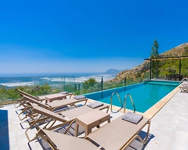 Kaş Üzümlü'de Muhteşem Doğa Manzaralı, Özel Havuzlu, 3+1 Villa - 2