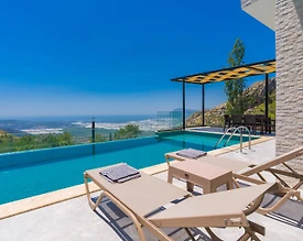 Kaş Üzümlü'de Muhteşem Doğa Manzaralı, Özel Havuzlu, 3+1 Villa - 3