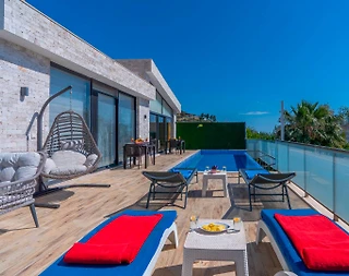 Kaş Üzümlü'de Muhteşem Doğada, Özel Havuzlu, 2+1 Villa - 2