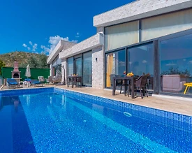 Kaş Üzümlü'de Muhteşem Doğada, Özel Havuzlu, 2+1 Villa - 3