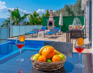 Kaş Üzümlü'de Muhteşem Doğada, Özel Havuzlu, 2+1 Villa - 5