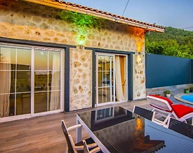 Kaş Üzümlü'de Muhteşem Doğada, Özel Havuzlu, Balayı Villası - 3