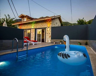 Kaş Üzümlü'de Muhteşem Doğada, Özel Havuzlu, Balayı Villası - 2