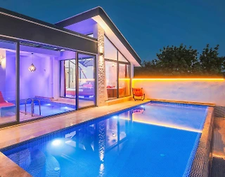 Kaş Üzümlü'de Muhteşem Doğada, Özel Havuzlu, Sinema Odalı, Lüks Villa - 5