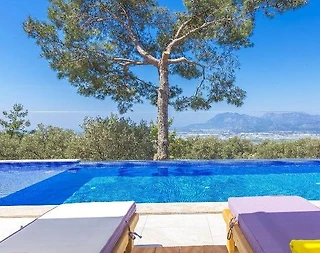 Kaş Üzümlü'de Nezih Konumda, Özel Havuzlu, Kiralık Balayı Villası - 4