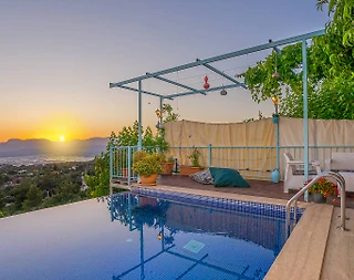 Kaş Üzümlü'de Yeşilliklerle Dolu Doğada, Özel Havuzlu, 3+1 Villa - 5