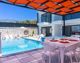 Kaş Yeşilköy'de Balayı Çiftlerine Uygun, Özel Havuzlu, Lüks Villa - 3