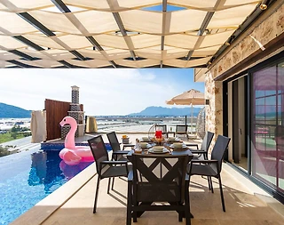 Kaş Yeşilköy'de Çekirdek Ailelere Uygun, Özel Havuzlu, Jakuzili Villa - 3