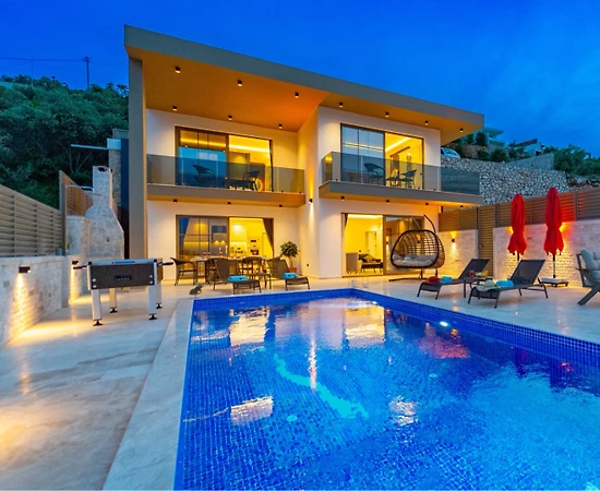 Kaş Yeşilköy'de Huzurlu Doğada, Özel Havuzlu, Korunaklı Villa - 1